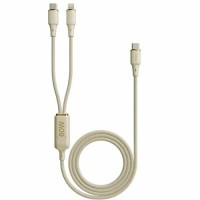 کابل دو سر 60 وات USB-C به USB-C و LIGHTNING جووی مدل CC012